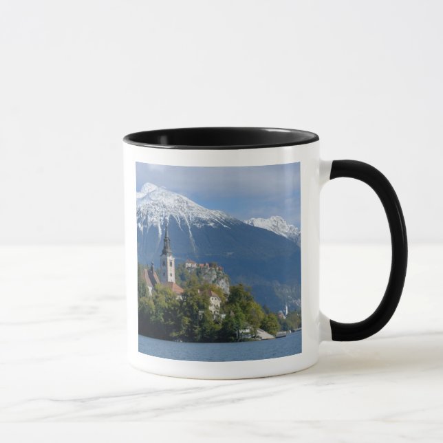 Mug Slovénie, Bled, Lake Bled, Bled Island, Bled (Droite)