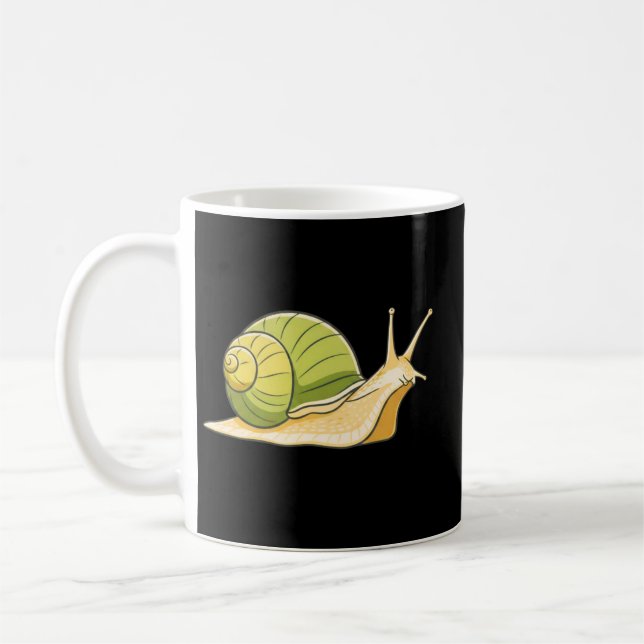 Mug Slow and Steady Snail  – Calm Low Energy Mornining (Gauche)