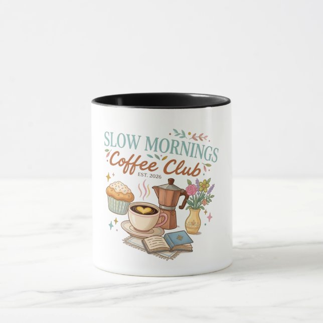 Mug Slow Mornings Coffee Club (Centre)