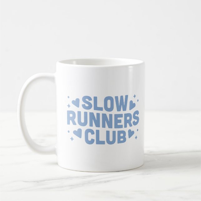 Mug Slow runner club drôle (Gauche)