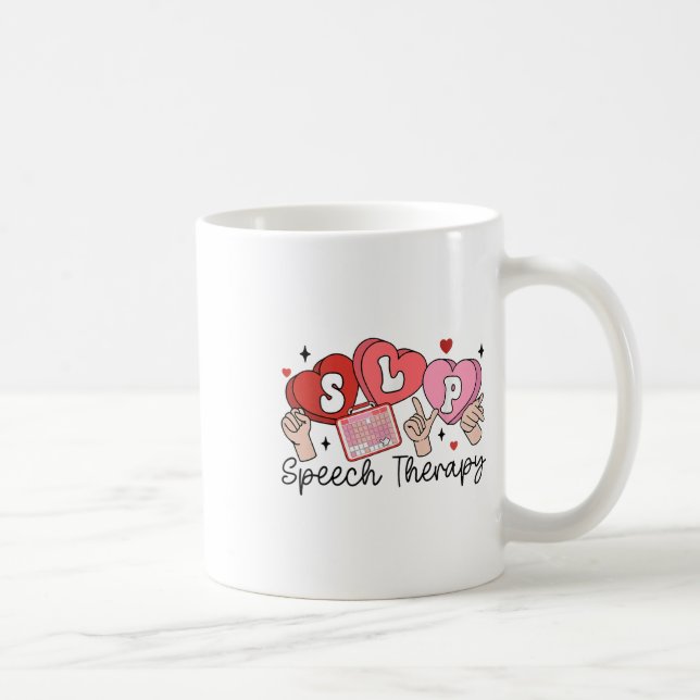 Mug Slp Valentines Discours de la Journée Langue Patho (Droite)