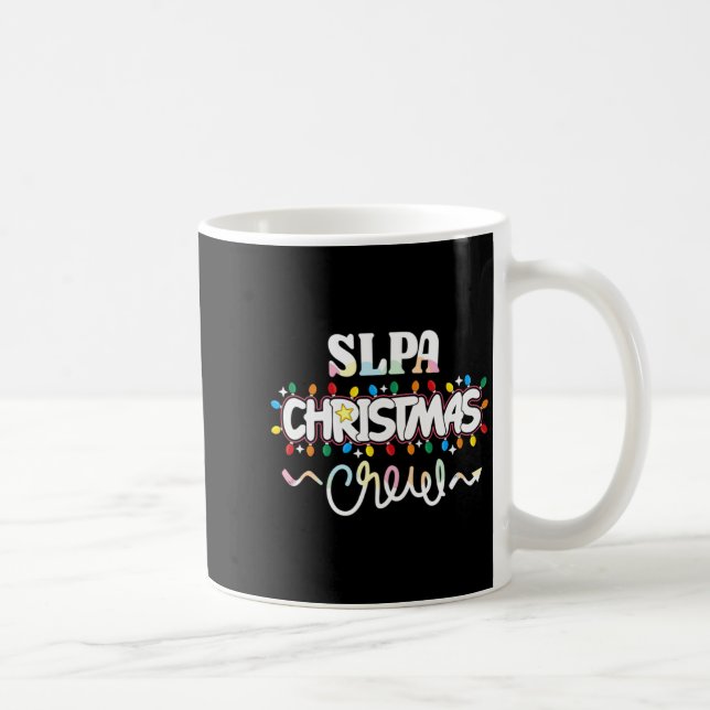 Mug Slpa Christmas Crew Speech Pathology Istant Xma  (Droite)