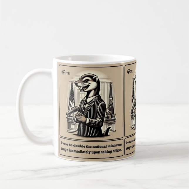 Mug Sly Deal : Le politicien de l'asel (Gauche)