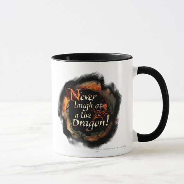 Mug SMAUG™ - Never Laugh Logo Graphic (Droite)