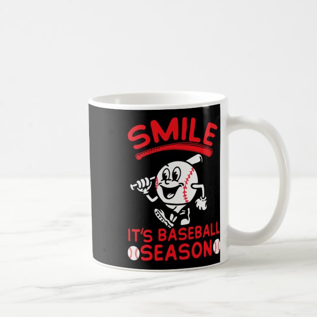 Mug Smile C'est la saison de baseball (Droite)