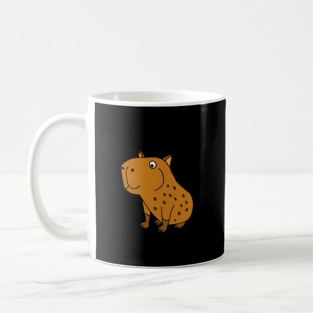 Mug Smile Funnya Ne S'Inquiète Pas Être Cappy Capybara (Gauche)