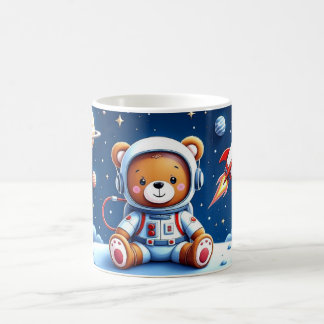 Mug Smiling Astronaut Teddy Adventure