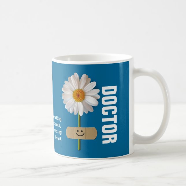 Mug Smiling Daisy Doctor Appreciation (Droite)