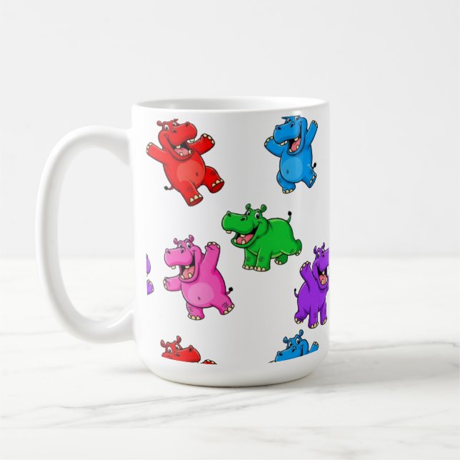 Mug Smiling Hippo Collection (Gauche)