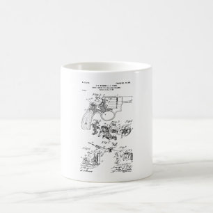 Mug Smith et Wesson Hammerless Pistol 1898 Brevets