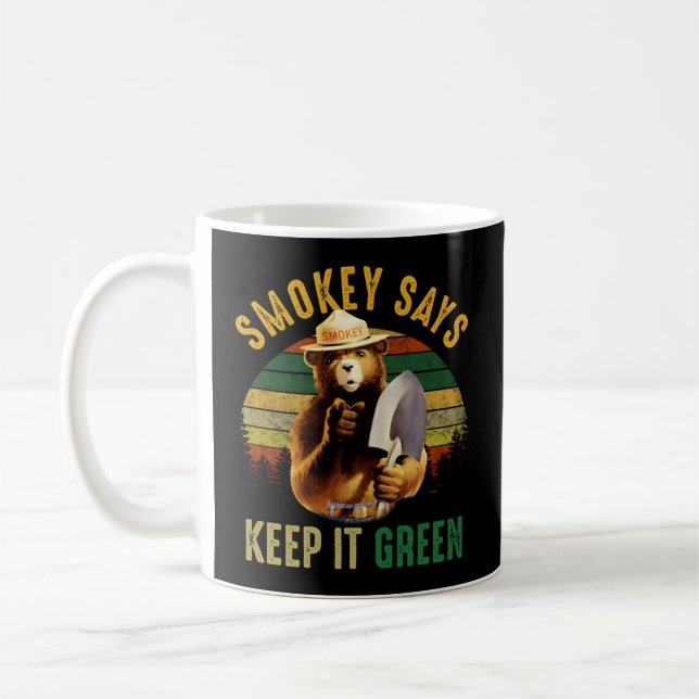 Mug Smokey Dit Keep It Green Camping (Gauche)