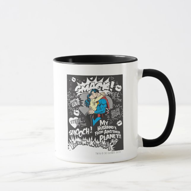 Mug Smooch, Smack - Collage (Droite)