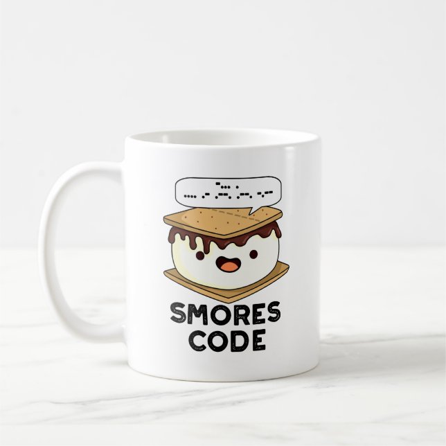 Mug Smores Code Funny Food Pun (Gauche)