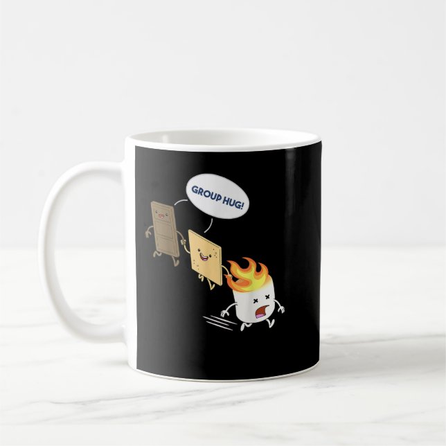 Mug Smores feu de camp Marshmallows Dégustation Funny  (Gauche)
