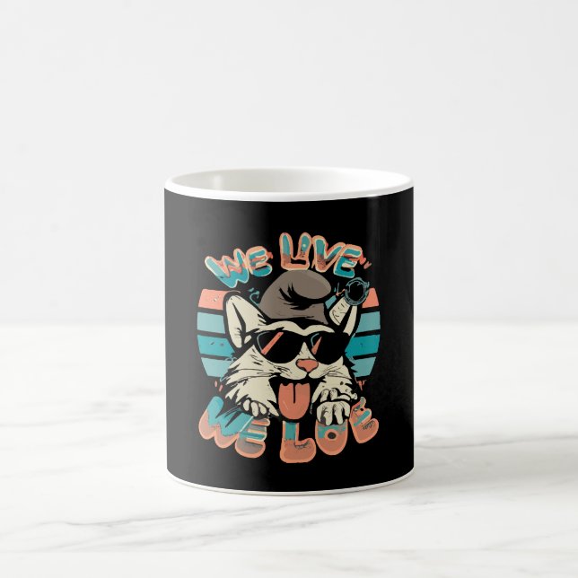 Mug Smurf Cat - Nous Vivons Nous Aimons  (Centre)