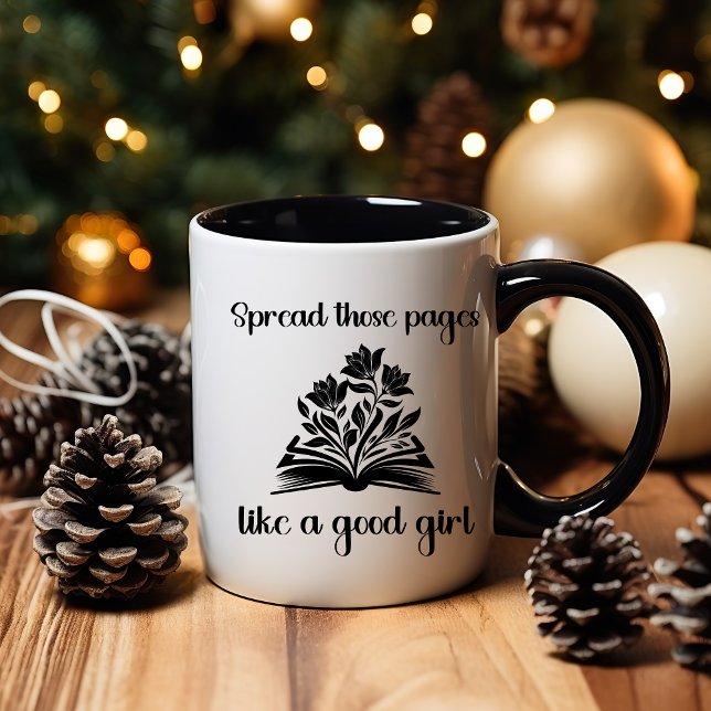 Mug Smut Lecteurs Réserver Un Cadeau Lover Pour Sa Lec (Smut Readers Mug, Book Lover Gift For Her, Funny Reading Mug, Spread Those Pages Spicy Reader mug)