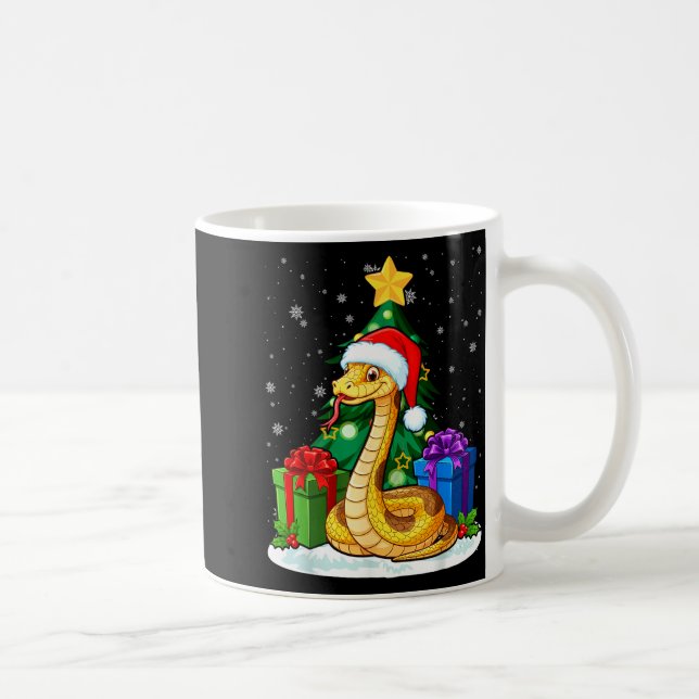 Mug Snake Santa Hat Christmas Pajama Cute Animal Snowf (Droite)
