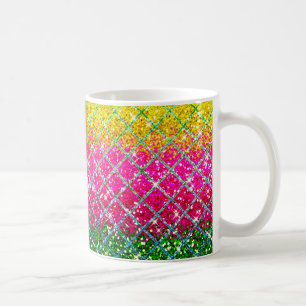 Mug Snakeskin rose parties scintillant