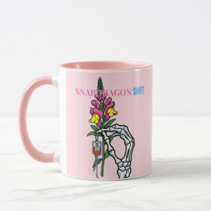 Mug Snapdragon Shift Skeleton Nurse Mug-Dark Humour IV