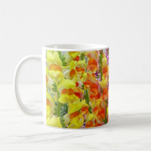 Mug Snapdragons colorés floraux