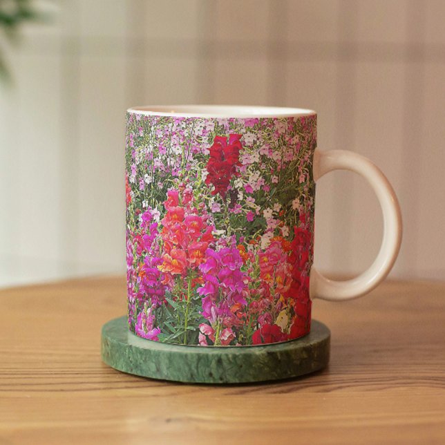 Mug Snapdragons colorés Jardin Floral (In Situ Coaster)
