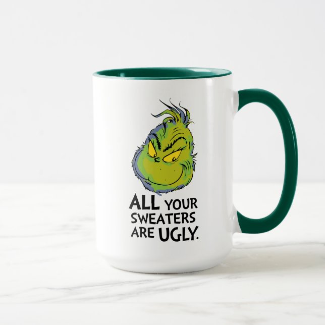 Mug Snarky Grinch | Tous Vos Chauffeurs Sont Vilains (Droite)