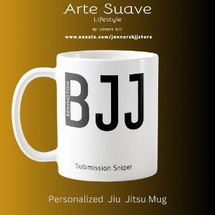 Mug Sniper de soumission personnalisée BJJ Jiu Jitsu