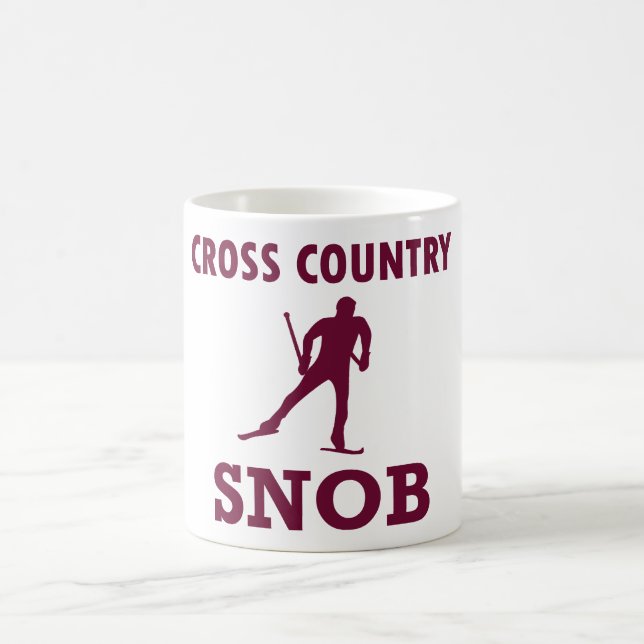 Mug Snob de ski de pays croisé (Centre)
