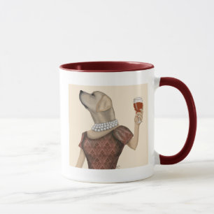 Mug Snob de vin du Labrador jaune