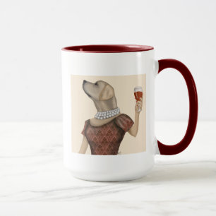 Mug Snob de vin du Labrador jaune