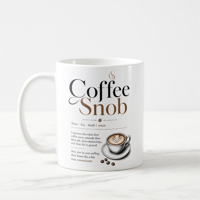 Mug Snob du Café  (Gauche)
