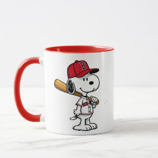 Mug Snoopy Baseball Boston