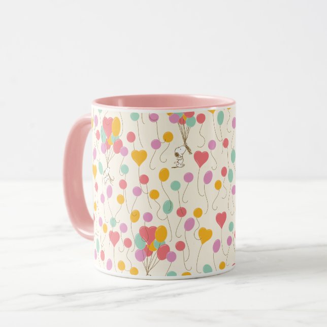 Mug Snoopy Bunches of Balloons Motif (Devant gauche)