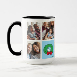 Mug Snoopy Christmas Wreath Maman Photo Collage