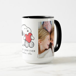 Mug Snoopy Heart   Best Mom Ever - Photo