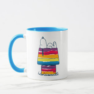 Mug Snoopy   Rainbow Dog House