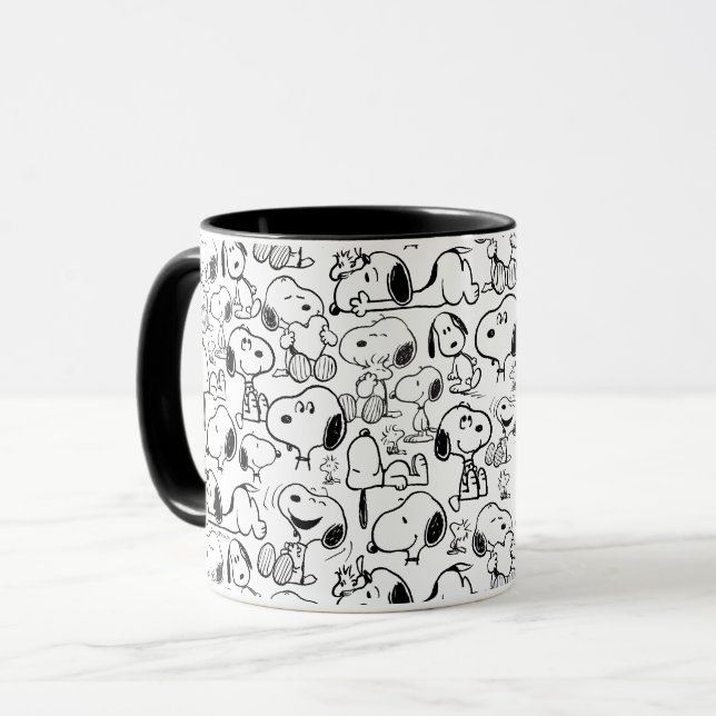 Mug Snoopy Smile Giggle Lauder Motif (Devant gauche)