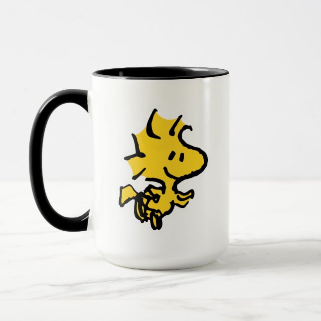 Mug Snoopy & Woodstock Fun & Flowers (Gauche)