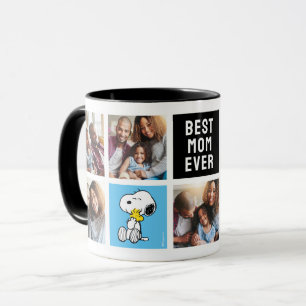 Mug Snoopy & Woodstock Meilleur collage de maman