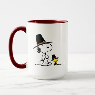 Mug Snoopy & Woodstock Pilgrim