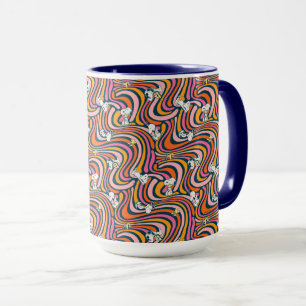 Mug Snoopy & Woodstock Vibes Super Motif violet