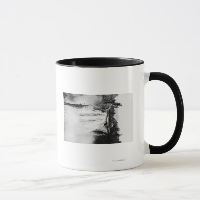 Mug Snoqualmie Falls and Lodge, Washington Photographi (Droite)