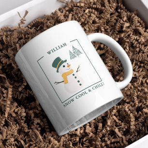 Mug Snow Cool & Chill Bonhomme de neige personnali