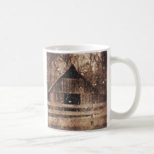 Mug Snow Country rural Old Barn