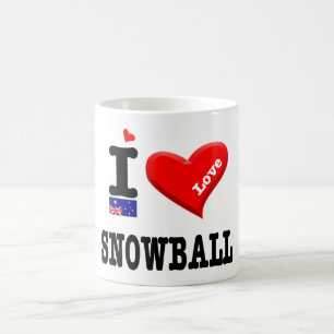 Mug SNOWBALL - I Love -