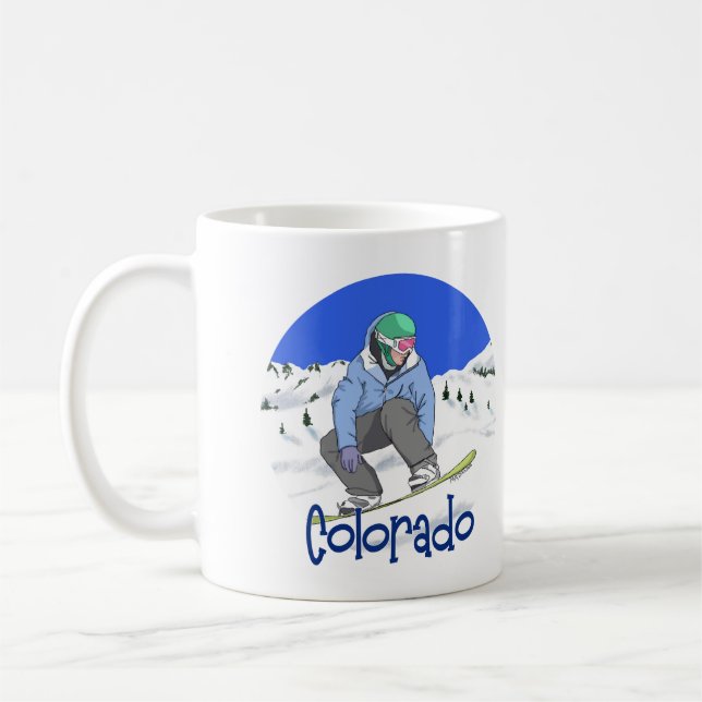 Mug Snowboard Colorado (Gauche)
