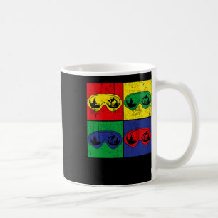 Mug Snowboard extérieur Pop Art Sport Snowboard Sno