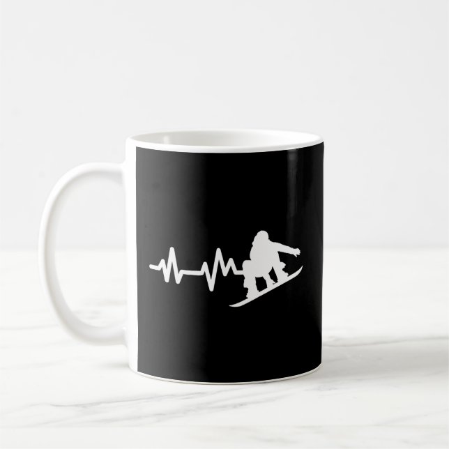Mug Snowboard Heartbeat Snowboard (Gauche)