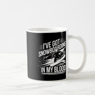 Mug Snowboard Lover Humour Design Amusant Snowboarder