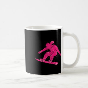 Mug Snowboard Mountains Ski Slope Retro Snowboard